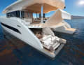 Quiet and silent. Silent at a speed of 20 knots, unlimited range at a cruising speed of 7 knots: electric motors and state-of-the-art solar and battery technology make it possible. Technology is one thing, design and comfort are another. Silents Große sets new standards in both areas. Even if the shipyard favours the deck layout with two owner's suites, office and sauna, the owner decides what it looks like behind the modern shapes of his Silent 79.

	Info: http://www.silent-yachts.com