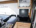 The galley between the saloon and the cockpit is particularly well designed, where the smutje is always in the centre of things.