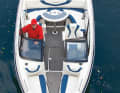 The Larson has everything you need for a lively bowrider. This starts with the powerful drive system, continues with the bathing platform
	with a long ladder, then into the cockpit with a comfortable seat/lounger combination and "pilot's seat", right through to the bow, which offers plenty of space to relax.