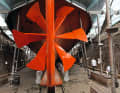 Maritimer Schatz in Bristols Floating Harbour: wegweisende Schraube
