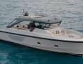 The elongated hardtop, equipped with a sliding roof and sturdy windows, has a wheelhouse character