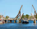 Historische Klappbrücke in Greifswald-Wieck