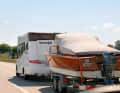 The classic small vehicle licence plate is also a good choice when travelling abroad with a trailer boat