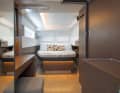 The windows in the hulls also contribute to this in the cabins