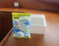 There are various systems: the classic "salt bag" with collecting tray