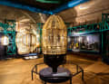 Brilliant: Lamps and lenses as well as old oil lamps can be seen in the small museum