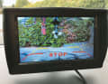 Screen: Colours warn you when things are getting tight. But be careful with protruding parts such as the outboard motor