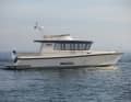 The boat has an overall length of 12.62 metres.