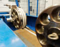 Elongation and breaking load are measured by the tensile testing machine. All lines were preloaded three times with half the breaking load