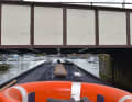 A hand's breadth of air above the roof: passage of the closed Prince Street Bridge in Bristol