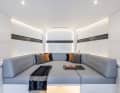 A large, convertible seating area is available in the lounge version