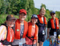 A women's crew is ready for the training cruise