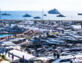 Auch die Ankerbucht vor Cannes (Hintergrund) war gut besucht Photographer: KELAGOPIAN