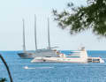1st place - The yacht couple A & A by star designer Philippe Starck is one of the most unusual designs in the world