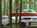 Pictures of the Riva Tritone taken during the restoration.