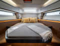 The owner's cabin with double berth is located in the bow.