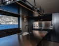 The designer kitchen of "Maverick" (44 m) was supplied by Martin Steininger.