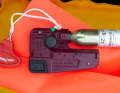 Automatic lifejackets in the test.