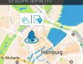 Vor Törnbeginn wird die Route festgelegt. Die Karte von Google Maps ist nicht für die Navigation gedacht