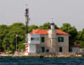 Lighthouse at the entrance to the Krka