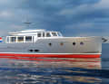 The entire construction is designed for ocean voyages