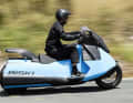 The 55 hp engine is sufficient for 130 km/h on land