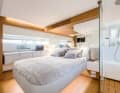 Owner's realm: It extends over the full width of five metres and is brightened up by indirect lighting. Mirrors suggest size, ...