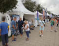 Visitors can obtain advice on accessories and equipment in the sales pagodas