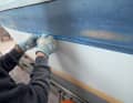 Step 3: Beads and recesses must also be sanded. This must be sanded by hand