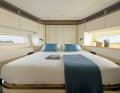 ...the VIP cabin is located in the bow, the friendly interior is also evident here