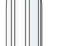 Ribbed fender: Ribs in the fender are designed to minimise chafing on the hull.