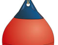 Ball fender: Particularly suitable on sheet piling in the bow area or when towing alongside.