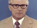 One of the privileged guests. Erich Honecker.