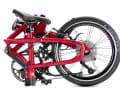 For a 20-inch bike, the BYB can be stowed very small.  The pack size is 33 x 80 x 50 centimetres