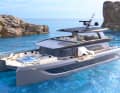Pool, umklappbares Schanzkleid und eine große Flybridge. Die VisionF 100 bietet Platzverhältnisse wie eine Superyacht