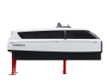 Seitenansicht der Candela P-12 Shuttle