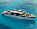 A luxury tender with jet propulsion.