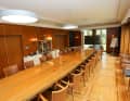 Out of time: Wood-panelled walls, parquet flooring and tasteful furnishings