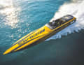 Cigarette 50 Marauder AMG (USA): 15.75 metres long, 2 x 1350 hp, top speed: more than 87 knots