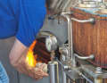 Dry beech wood and water - that's all a steamboat captain needs