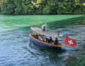 Das älteste Dampfboot der Schweiz auf der Aare