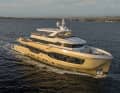 The 39.10 metre long GRP explorer is being built in the Numarine halls in Istanbul. The design was created by Can Yalman.