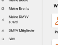 Preview of the new DMYV app: Screenshot 2
