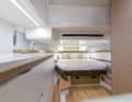Below deck, everything is bright and friendly.