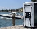 Electric charging station on Lake Garda