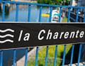 Immer wissen, welchen Fluss man gerade überquert: Hier die Charente in Jarnac