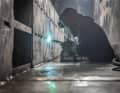 A craftsman welding the aluminium hull.