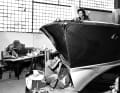 Pictures of the Riva Tritone taken during the restoration.