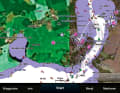 Satellitenbilder brauchen enorm viel Speicherplatz. Darum ist die Auflösung abseits von Häfen oft reduziert. Hier gezeigt am Beispiel Arnis/Schlei | Screenshot: Olaf Schmidt