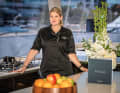 Sarah Kroker worked as a chef on board the Sunreeef 80 "Endless Horizon".